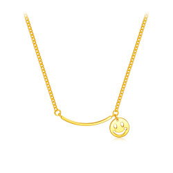 补贴购chowtaifook周大福微笑足金项链f226741575g