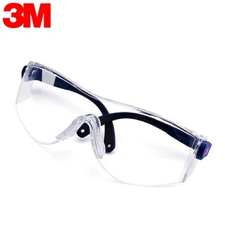 3M 护目镜10196 防雾防尘沙打磨防飞溅冲击防护眼镜 骑行防风紫外线透明眼镜