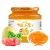 序木堂 蜂蜜柚子茶502g罐装冲水喝的饮品柠檬茶冲饮冲泡水果茶酱