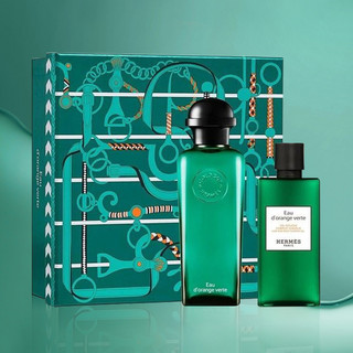 HERMÈS 爱马仕 香水礼盒 (橘绿之泉中性古龙水EDC100ml+沐浴露80ml)