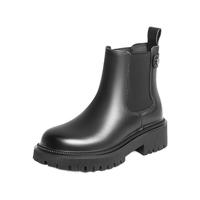 TATA 他她 女士短筒切尔西靴 WFX01DD1 黑色 36