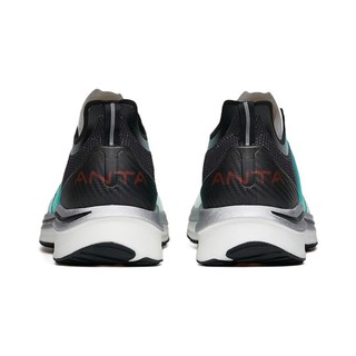 ANTA 安踏 跑步系列 马赫 男子跑鞋 112215566-4 象牙白/荧光水绿/黑 40