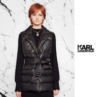 KARL LAGERFELD 卡尔·拉格斐 女士羽绒背心 K1W20B010005A042