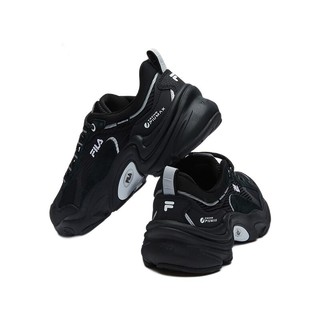 FILA 斐乐 HERITAGE-FHT系列 男子跑鞋 F12M141107F-BK 黑色 42