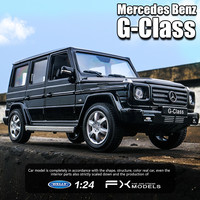 威利1:24原厂奔驰大G车模G63汽车模型仿真合金g500摆件生日礼物