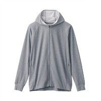 MUJI 無印良品 男士拉链连帽夹克 ABR02A0S 灰色 L