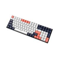 ROYAL KLUDGE RK860 100键 2.4G蓝牙 多模无线机械键盘 蓝莓 Cherry青轴 单光