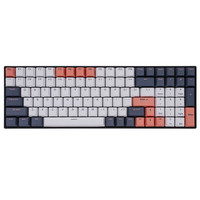 ROYAL KLUDGE RK860 100键 2.4G蓝牙 多模无线机械键盘 蓝莓 Cherry红轴 单光