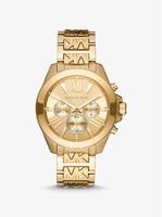 MICHAEL KORS Oversized Wren Gold-Tone Watch