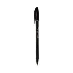 ZEBRA 斑马牌 真心圆珠笔系列 0.7mm子弹头原子笔学生办公用中油笔 ID-A100 黑色