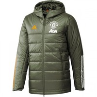 adidas 阿迪达斯 MUFC WINT JK 男子运动棉服 FR3682 绿色 XXL