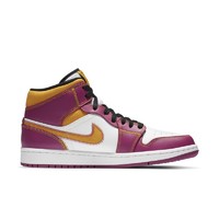 AIR JORDAN 正代系列 Air Jordan 1 MID DOD 男子篮球鞋 DC0350-100 黄粉 42.5