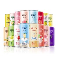 RIO 锐澳 洋酒 3度 微醺系列 330ml*16罐 加送6瓶气泡水