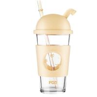 富光 DCB2060001-500 玻璃杯 500ml 黄色