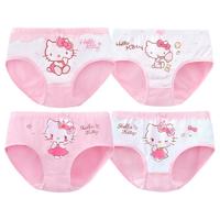 Hello Kitty 凯蒂猫 KT01A08045 女童三角内裤 4条装