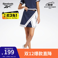 Reebok 锐步 运动经典CL 52 W CHRLD SKT女子半身裙裙子 H25637_藏蓝色 A/XS