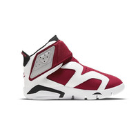 AIR JORDAN Jordan 6 Retro Little Flex PS 儿童篮球鞋 CT4416-106 白色/红色 32码