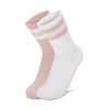 SKECHERS 斯凯奇 女子运动中筒袜 L319W108/005B 白色/粉色 22-24cm 两双装