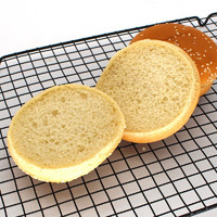 MANKATTAN 曼可顿 汉堡包面包胚12对 早餐家用自制DIY半成品皮材料食材家庭装商用 2袋，共12对