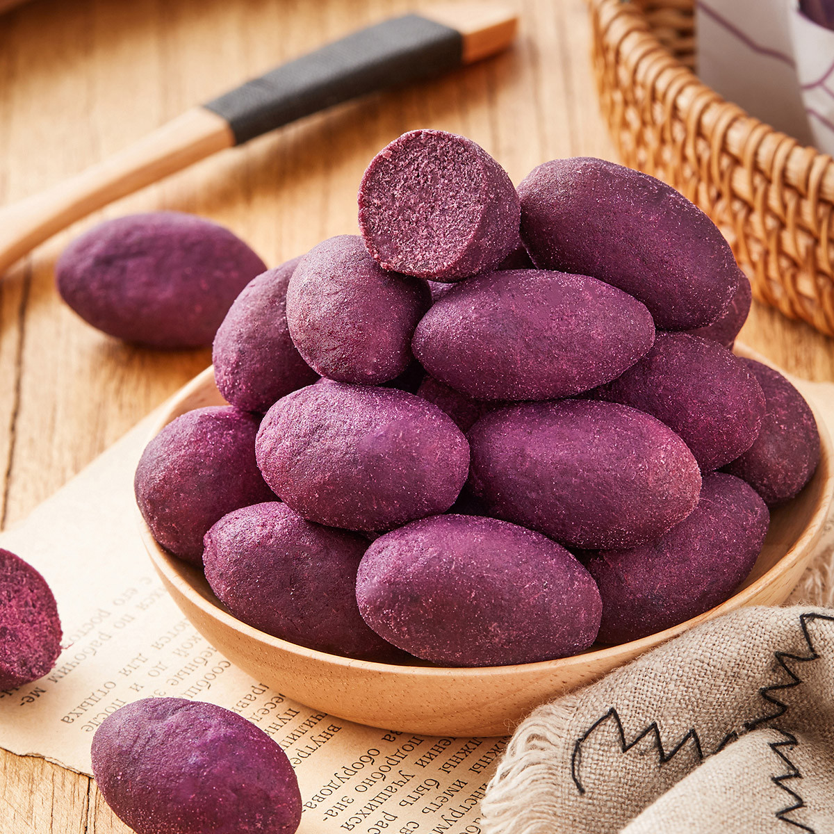 100g紫薯多大图片图片