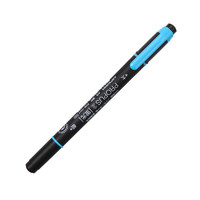 uni 三菱铅笔 PUS-101T 双头荧光笔 天蓝色 单支装