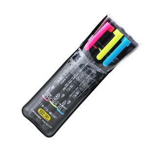 uni 三菱铅笔 PUS-101T-N 双头荧光笔 3色