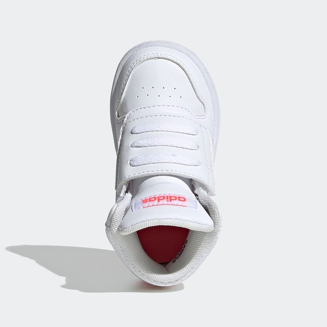 adidas阿迪达斯官网HOOPS MID 2.0 I中帮婴童篮球鞋FW7609 白色/亮光粉红/粉色27(160mm)  【报价价格评测怎么样】-什么值得买