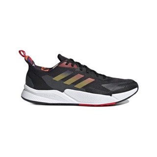 adidas 阿迪达斯 X9000L2 M 中性跑鞋 GZ7604 黑/石墨灰/橙红/浅黄 44.5