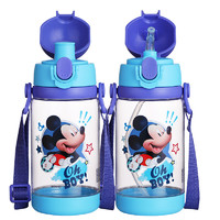 Disney 迪士尼 DM-5012 儿童吸管杯+直饮盖 520ml 蓝色米奇
