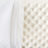 LOVO 乐蜗家纺 罗莱旗下乐蜗家纺 泰国进口天然乳胶枕头枕芯人体工学粒按摩枕
