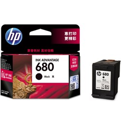 HP 惠普 680 F6V27AA 墨盒 黑色 單個裝