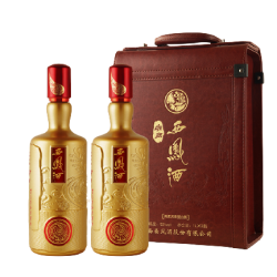 西凤酒唯炫52度1000ml2瓶礼盒装凤香型白酒