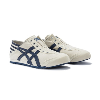 Onitsuka Tiger 鬼塚虎 MEXICO 66 PARATY系列 中性休闲运动鞋 TH342N-0250 米白色/藏青色 40.5