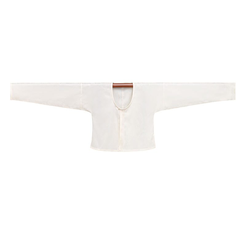 裳宫语 唐制汉服 染柒 女士圆领大襟短衫 CGY068 米白 S