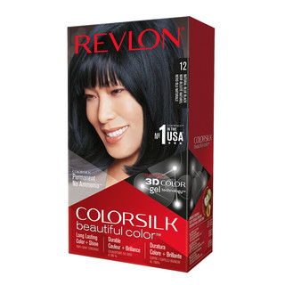 REVLON 露华浓 丽然染发剂 #12自然蓝黑色 1盒