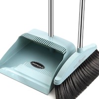 米囹 扫把簸箕套装软毛笤帚撮箕组合家用卫生间刮水器扫把扫地扫帚
