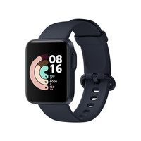 红米 REDMI Watch 智能手表 41mm 黑色表壳 水墨蓝硅胶表带 (心率、NFC)