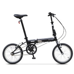 DAHON 大行 YUKI折叠自行车KT610消光黑16英寸单速