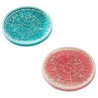 中国国家博物馆 星空流沙杯垫 10.3*10.3cm 粉色