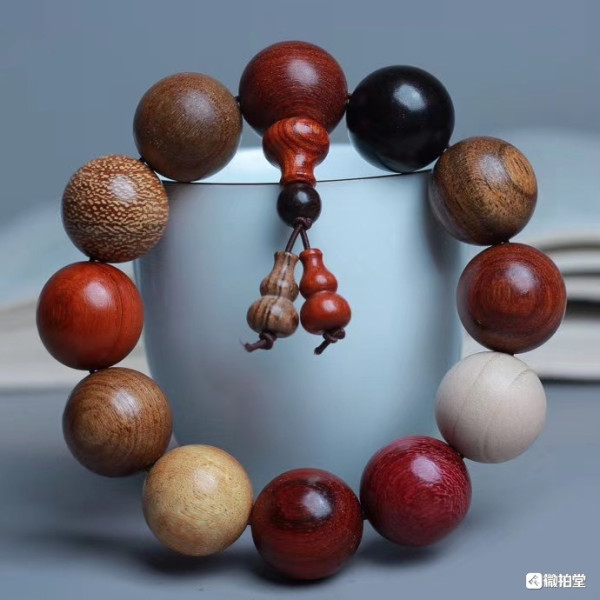 时来运转多宝珠手串直径20cm珍惜木种