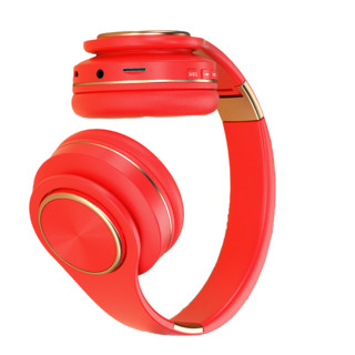 THECOO 西客 T8 耳罩式头戴式动圈主动降噪蓝牙耳机 中国红