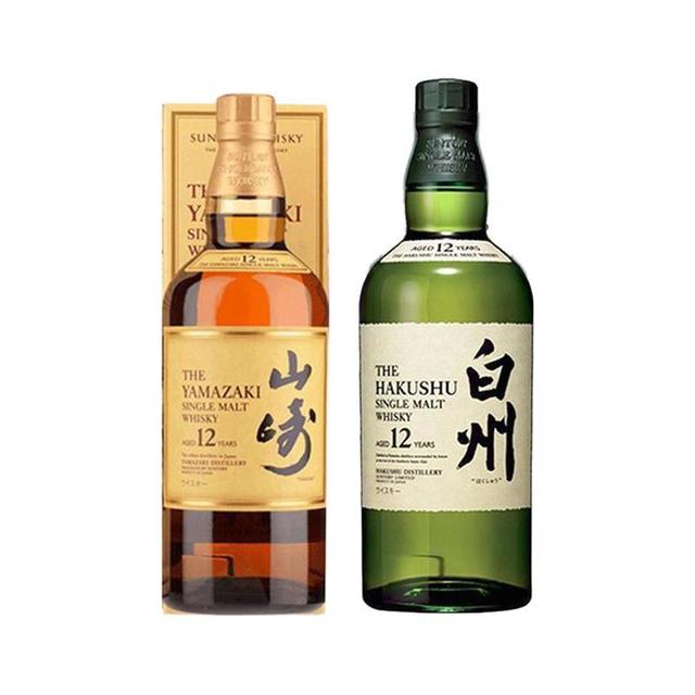 SUNTORY 三得利12年日本单一麦芽威士忌组合装43%vol 700ml*2瓶（山崎