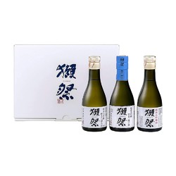 DASSAI 獭祭 小酒版 日本清酒 180ml*3 礼盒装 原装进口洋酒