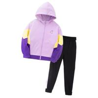 balabala 巴拉巴拉 208421104007 女童运动套装