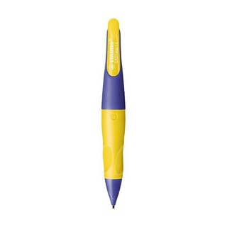 STABILO 思笔乐 B-46896-5 胖胖铅自动铅笔 黄紫色 HB 1.4mm 单支装