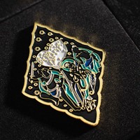 新疆博物馆 菱形龟兹壁画合金冰箱贴 3.7x5cm 锌合金 个性创意盲盒