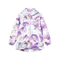 Souhait 水孩儿 SHOQGD27CC733 女童浪漫印花风衣 浅丁香 120cm