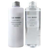 MUJI 无印良品 基础润肤护肤套装 (滋润型化妆水200ml+滋润型乳液200ml)