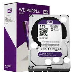 Western Digital 西部数据 WD40PURX 机械硬盘 紫盘 4TB