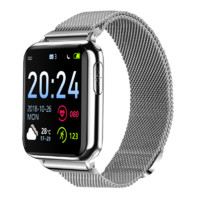 VOSSTR 智能手环心率血压血氧防水微信运动手环男手表来电提醒显示睡眠检测安卓iOS通用 心电升级版-银钢